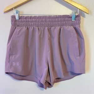Under Armour UA Vanish Womens 3" Short Medium Purple Mauve Running Fitness Gym